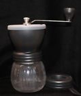 X000sf7g37 Manual Coffee Burr Grinder Ceramic Mill Glass Container 0607376903197