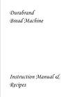 Xbm1068 Manual 102121 Durabrand Machine Cbm700 Bread Td538bm