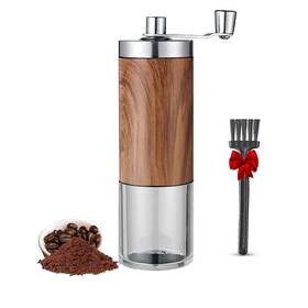 Yooyuan Op5013 Manual Coffee Grinder Bean With Adjustable Settings Stainles
