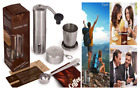 Z92ghd Vleddie Professional Grade Manual Burr Coffee Grinder Spices 0795294811356