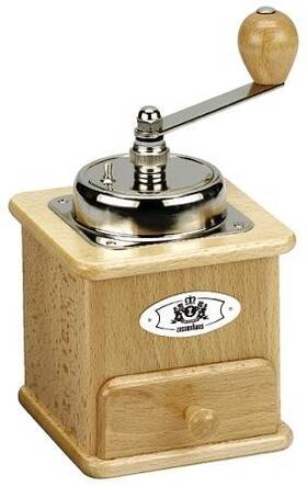 151bu Zassenhaus Germany Beech Wood Closed-hopper Coffee Mill - Model