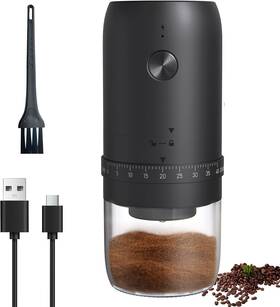 Zdfrbjg 705353777110 Portable Electric Burr Coffee Grinder With 40 Adjustable Settings Small Electri