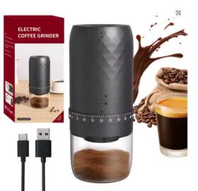 Kmdj-3aw Zhouyan Portable Electric Coffee Grinder With Cleaning Brush For Home Travel And Office