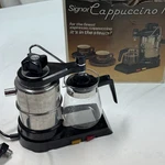 Vintage Signor Cappuccino Ii Coffee Machine 3-6-9 Cups Made Italy. Fixed Price $69.99.