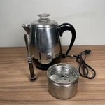 Vintage Farberware Superfast Coffee Percolator 2-4 Cup Automatic 134 Made Usa. Fixed Price $39.99.