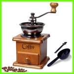 Manual Coffee Grinder Mini Vintage Wooden Bean For Decoration .... Fixed Price $49.95.