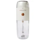 August & Leo Coffee Grinder Milk Frother Combo White Usb Rechargeable Cordless. Fixed Price $19.99.