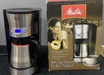 Melitta 10-CUP Thermal Coffee Maker,stainless Steel Lightly Used Box Works. Fixed Price $61.37.