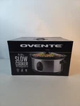New Ovente 3.5L Slow Cooker Heat Tempered Glass Lid Removable Ceramic Pot. Fixed Price $14.57.
