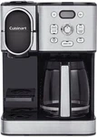 Cuisinart Center 2-IN-1 Coffeemaker, 12 Cup/single Serve, Stainless Steel. Fixed Price $124.99.