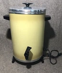 Vintage West Bend Coffee Maker Harvest Gold Party Percolator NO.33535 12-30 Cups. Fixed Price $24.47.