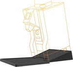 Incline Stand With Tray Compatible Eureka Mignon Grinder Durable Tilted Ang. Fixed Price $39.57.