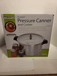 Presto 16-QUART Aluminum Pressure Cooker & Canner, New.. Fixed Price $74.50.