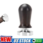 53MM/58MM Espresso Tamper Stainless Steel Flat Base Wooden Handle Coffee. Fixed Price $19.14.