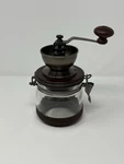 Hario Ceramic Canister Coffee Grinder Wood Herb Mill Used Read. Fixed Price $28.75.
