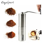 Stainless Steel Portable Manual Coffee Grinder With Ceramic Burr Mill Beans. Fixed Price $11.69.
