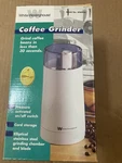 Vintage White Westinghouse Model WWGC6 Coffee Grinder Original Box & Manual. Fixed Price $21.60.