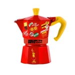 Bialetti Sakamoto Days Red & Yellow Moka Express 3 Cups Stovetop Coffee Pot. Fixed Price $59.14.