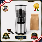 Oxo Brew Conical Burr Coffee Grinder Stainless Steel 15 Settings 12OZ,SILVER-NEW. Fixed Price $88.50.