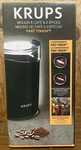 Krups Electric Coffee - Spice Herbs Grinder F203 Black Brand New Box. Fixed Price $27.96.