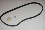 Belt + Small Gear Snap Ring For Severin Bread Maker Model BM3988 Only. Fixed Price $15.00.