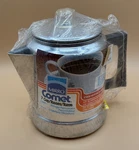 Vintage Mirro Comet 7 Cup Aluminum Range Percolator Coffee Pot Nos Sealed. Fixed Price $49.99.
