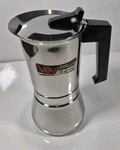 Caffettiera Vev Vigan Inox 18/10 Vintage TZ6 Cup Stnlss Steel Espresso Italy. Fixed Price $50.74.