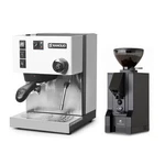 Rancilio Silvia Espresso Machine And Eureka Mignon Notte Grinder Bundle (white). Fixed Price $1164.60.