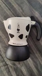 Bialetti Mukka Express 2 Cup Cow Print Stovetop Cappuccino Maker Black & White. Fixed Price $45.99.