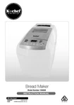 Kuchef 104906 Bread Machine Owners Manual. Fixed Price $20.24.