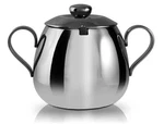 Grunwerg Cafe Ole Everyday 12OZ Sugar Bowl, Lid & Spoon 18/10 Stainless Steel. Fixed Price $15.45.