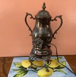 Vintage Fb Rogers Silver 4354 Electric Dispenser Coffee, Tea, Percolator Read. Fixed Price $40.00.