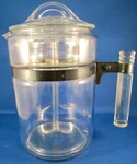 Pyrex Flameware Glass Coffee Percolator (6 Cups) #8106-C U.s.a.. Fixed Price $82.90.