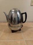 Vintage General Electric Pot Belly Coffee Percolator 18P40 (works). Fixed Price $60.00.
