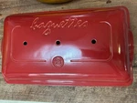 Emile Henry France Red Ceramic Baguette Baker 3-LOAF Bread Maker Pan Excellent!. Fixed Price $110.00.
