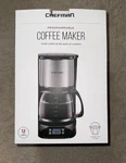Chefman 12-CUP Programmable Coffee Maker, Electric Brewer, Auto Shut Off. New. Fixed Price $45.00.