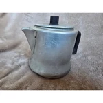 Vintage Montgomery Ward Aluminum Coffee Pot Stovetop Percolator Mid Century Mw. Fixed Price $14.00.