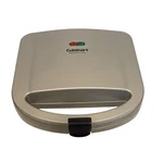 Cuisinart Sandwich Grill Silver Nonstick Dual Pocket WM-SW2N. Fixed Price $20.00.
