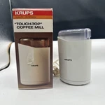 Krups Touch-top Coffee Mill Grinder 208 Box Tested Works.. Fixed Price $8.40.