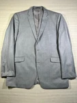 Renoir Suit Mens Light Gray 2 Pcs L46 Slim / 40X30.5 Pants 100% Poly Mint #1090. Fixed Price $35.00.