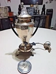 Antique Landers Frary Clark Universal Coffee Pot Percolator #E9169 Silver Plate. Fixed Price $64.99.