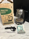 New Mcm Vintage Proctor Silex Glass Coffee Percolator Pot 70503 Floral Wheat. Fixed Price $199.99.
