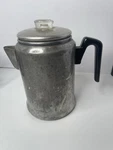 Vintage Century Alummum Ware Coffee Pot 7 Cup Percolator Camping Survival Hiking. Fixed Price $25.00.