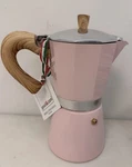 3 Cup Gnali & Zani Stovetop Moka Pot Express Coffee Maker New Pink. Fixed Price $29.95.