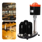 800 Cups/h Commercial Electric Glass Washer Wine Cleaning Machine 110V. Fixed Price $332.12.