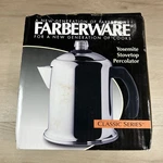 Farberware Stovetop Coffee Percolator Stainless Steel Yosemite 8 Cup. Fixed Price $39.99.