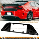For 2015-23 Dodge Charger Gloss Black Rear License Plate Frame Holder Panel Trim. Fixed Price $57.99.
