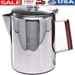 Stainless Steel Camping Coffee Percolator Stovetop Pot Outdoor Brewing 12 Cups. Fixed Price $36.74.