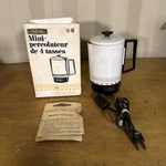 Vintage Empire Supreme 4 Cup Mini Perk Coffee Percolator Silver Retro. Fixed Price $13.20.
