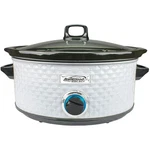 Select SC-157W Qt Slow Cooker, White. Fixed Price $57.00.